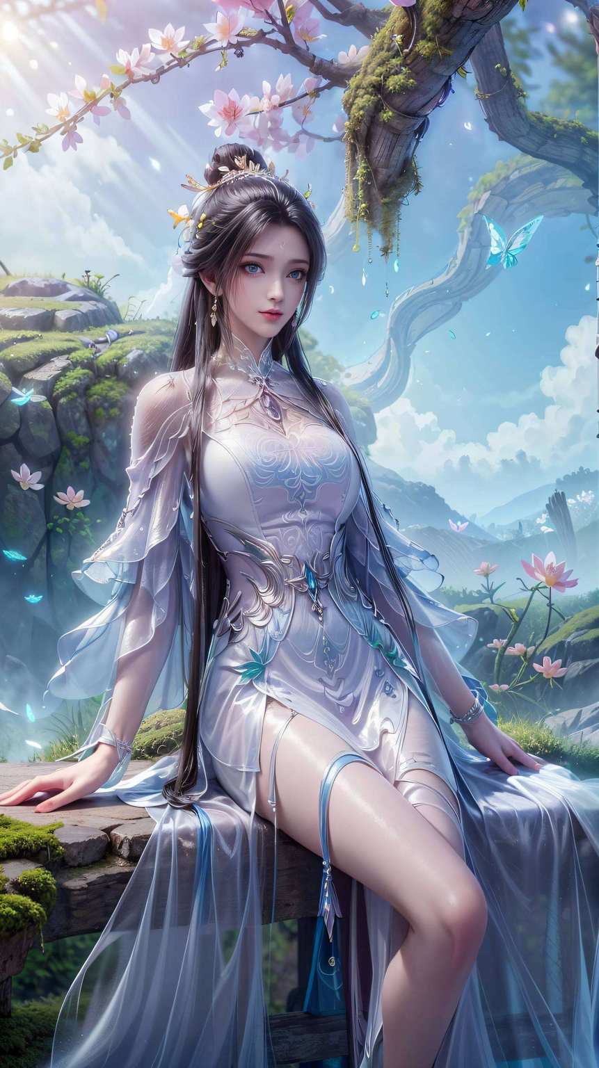 那如霜的美丽国漫界的金童玉女