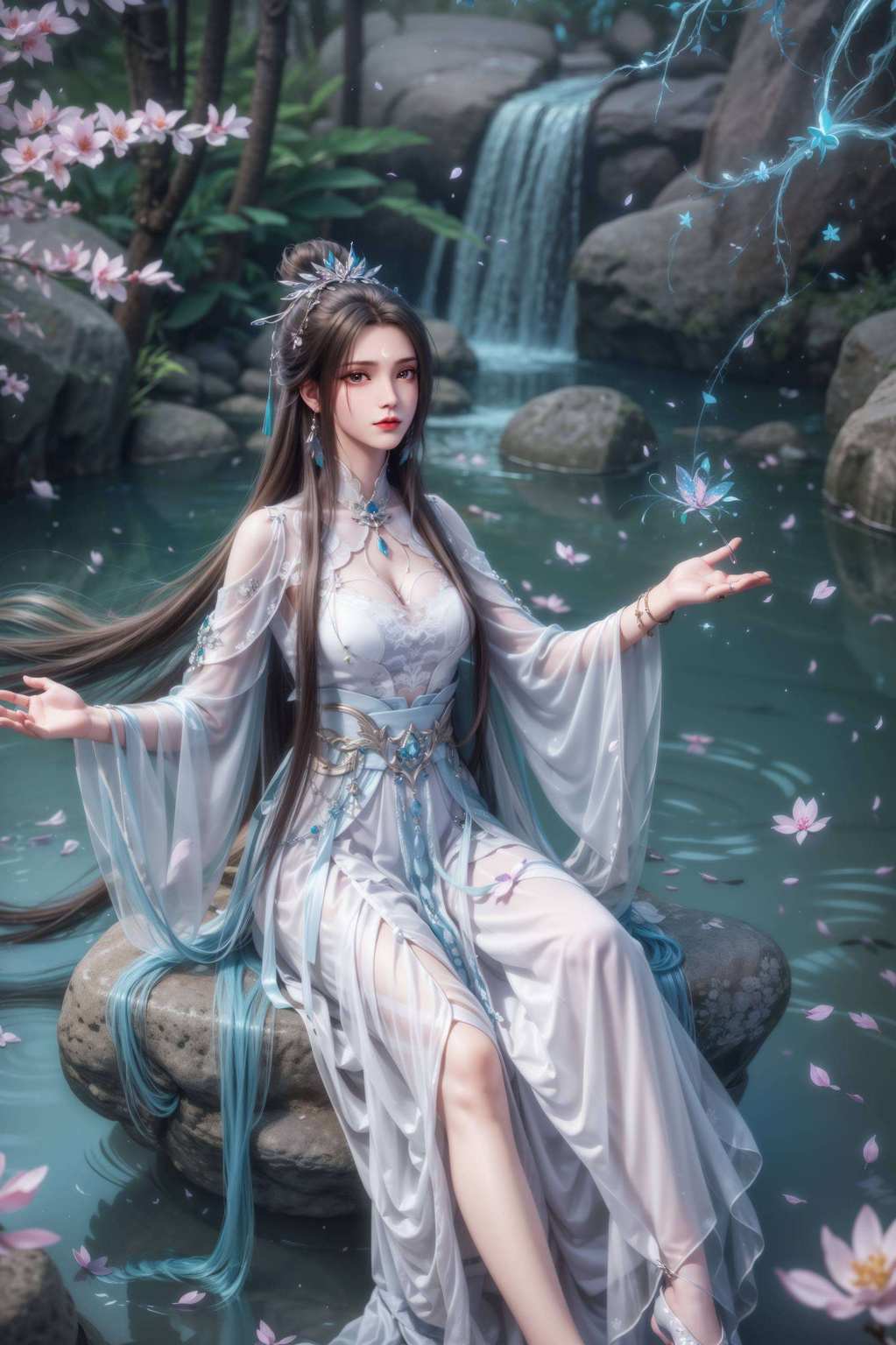 以悦目养心云雾绕青丝