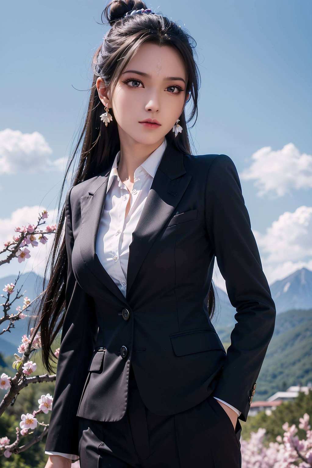 让这位国漫美女常伴你左右她的眼神如秋水般深邃