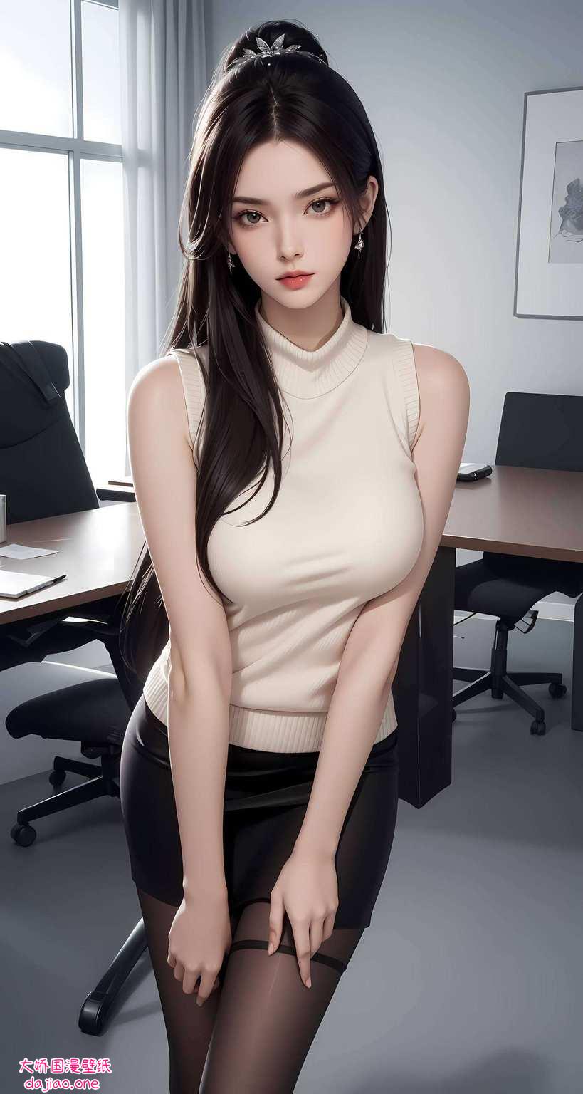 动漫美女的代名词旧建模壁纸高清呈现