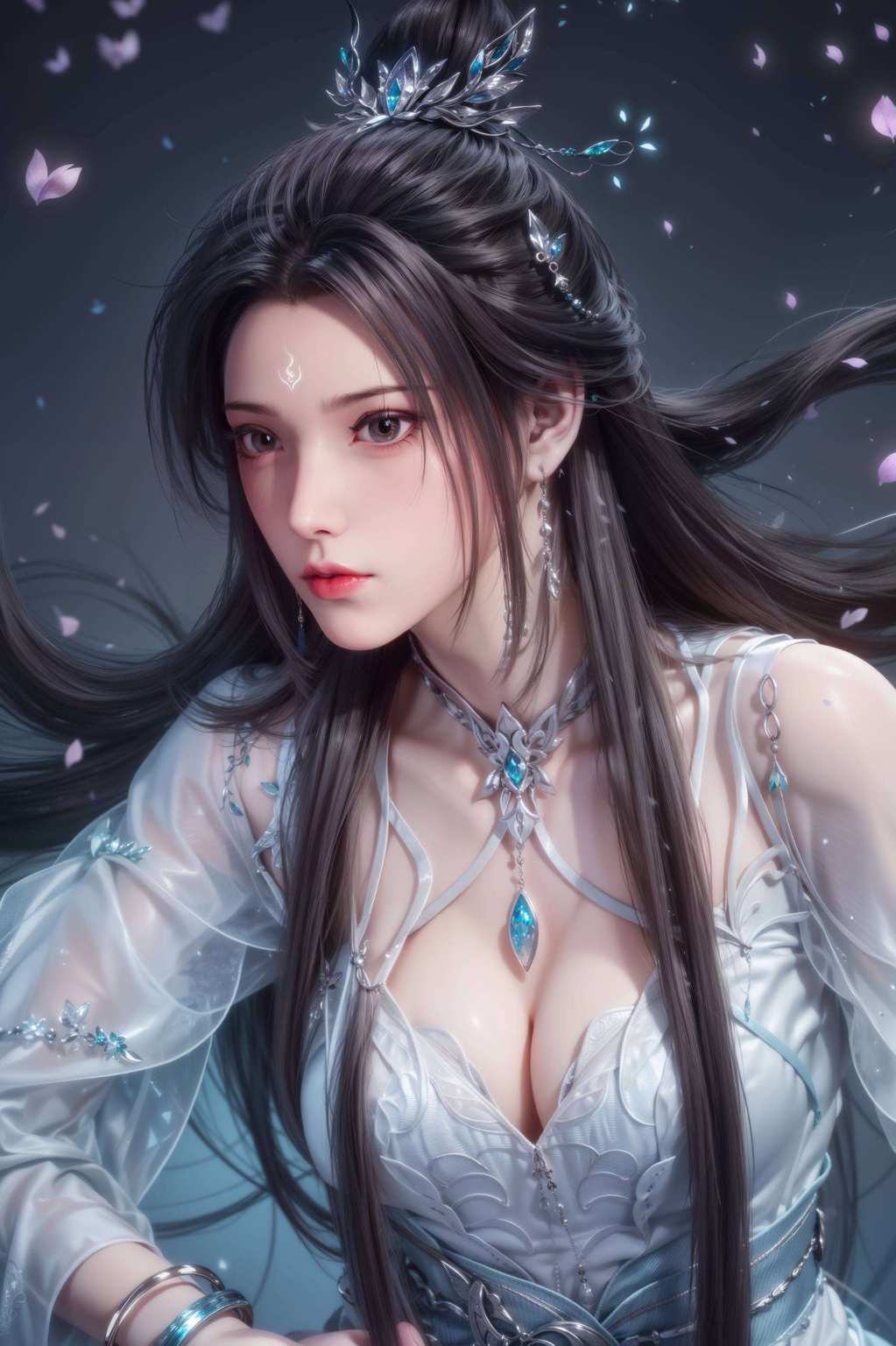 更是咱们手机壁纸的“护眼神器”哦！谁让她那双明眸似水想不想把这位国漫女神带回家？那就快快换上高清壁纸图