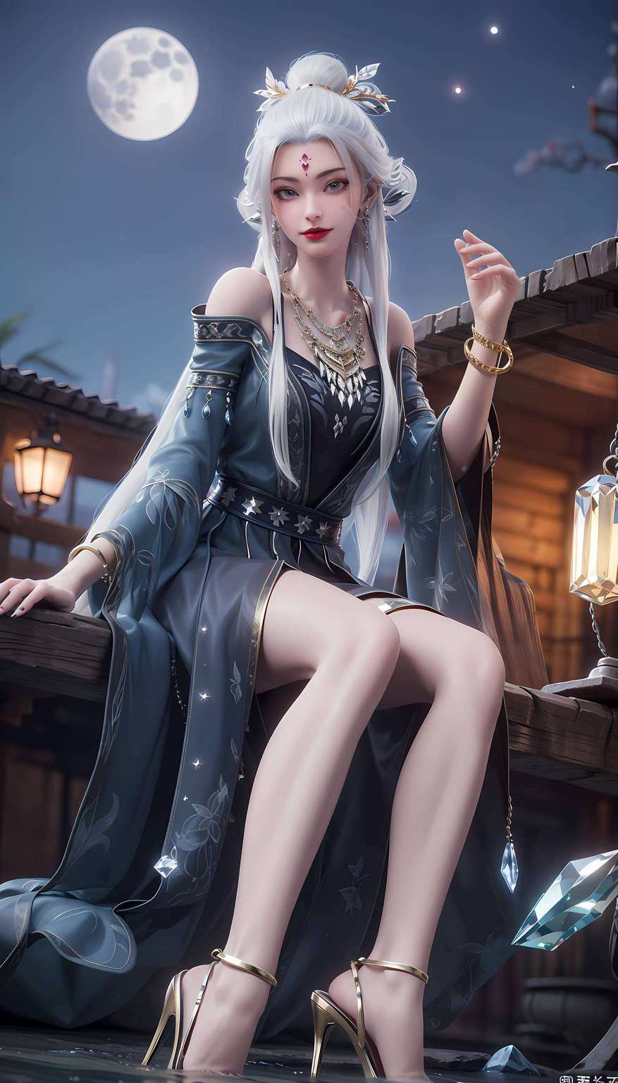 眼神清澈如水国漫之光闪耀屏幕！她是诛仙世界中的灵动仙女